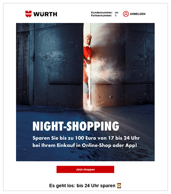 Beispiel Würth Deutschland