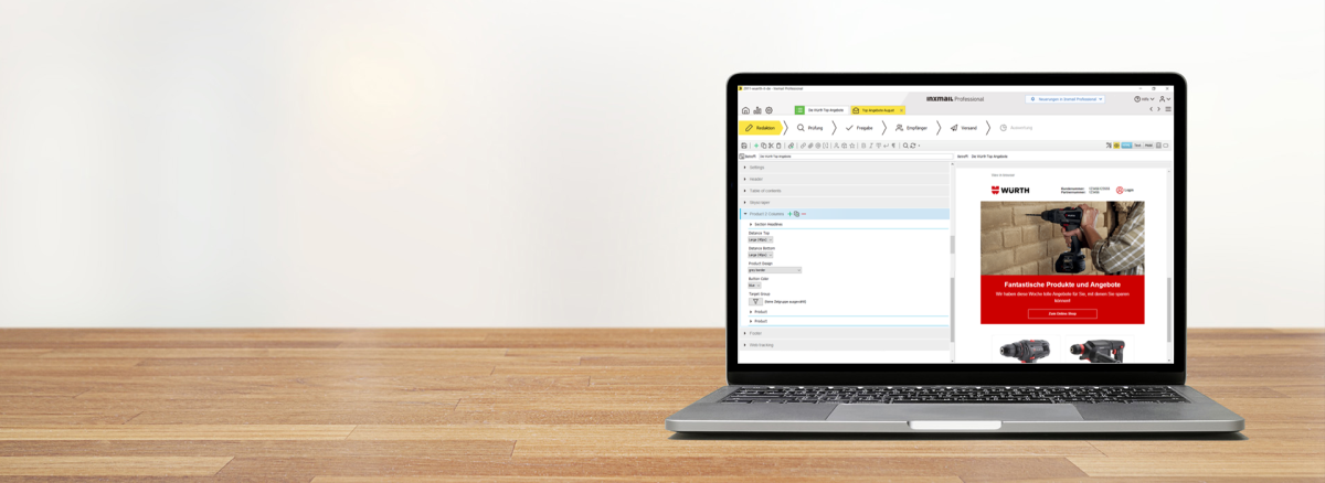 Funktionen von Inxmail Professional Funktionen von Inxmail Professional