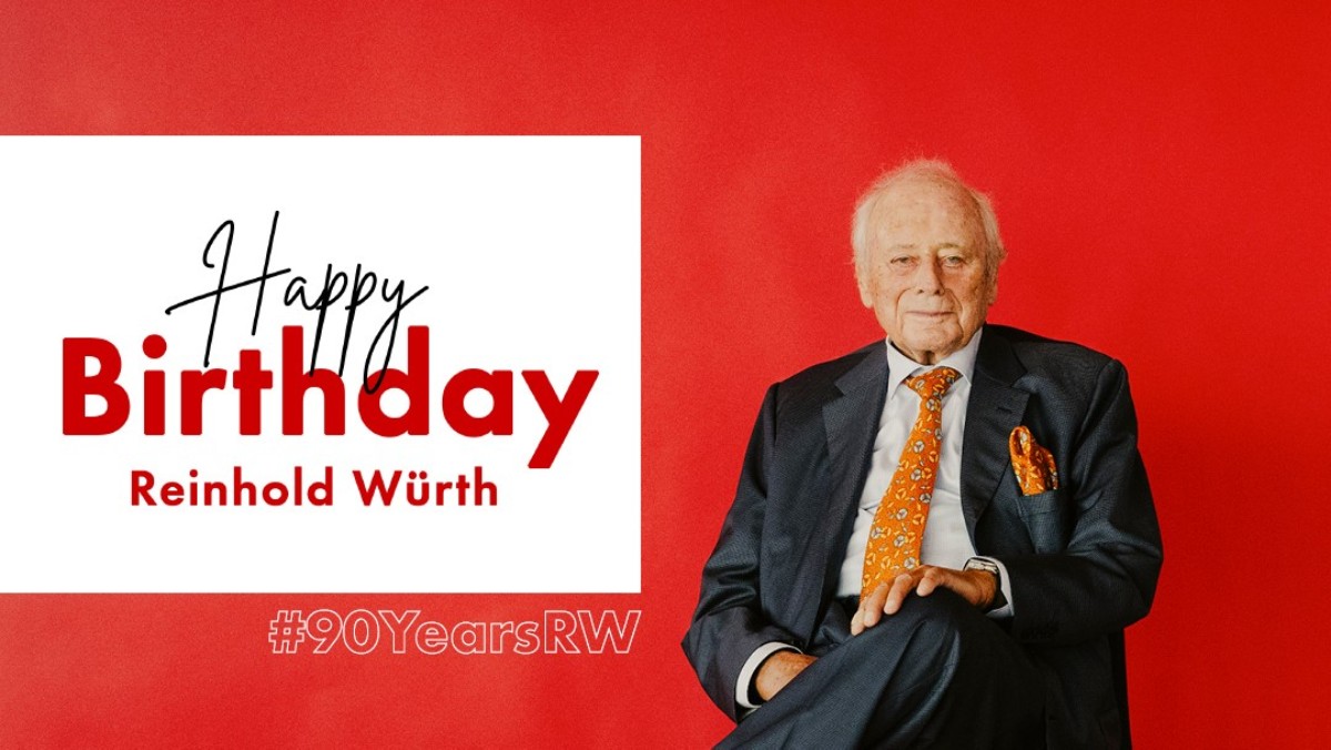 News Teaser Wir gratulieren: Reinhold Würth wird 90! 