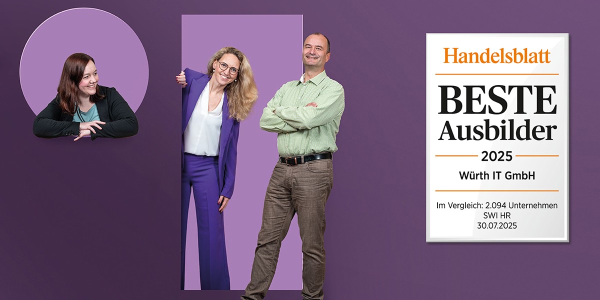 News Teaser Handelsblatt-Ranking für Beste Ausbilder 2025: Würth IT ausgezeichnet