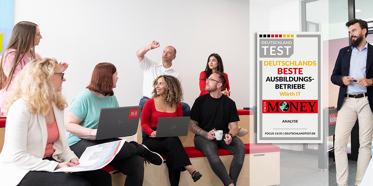 News Teaser Würth IT ist erneut Branchensieger im „Ausbildungsatlas Deutschland 2025“ 